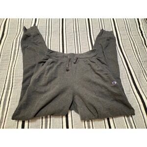 Champion‎ Men's Jogger Sweatpants Small Gray Athletic Gym Lounge Pants